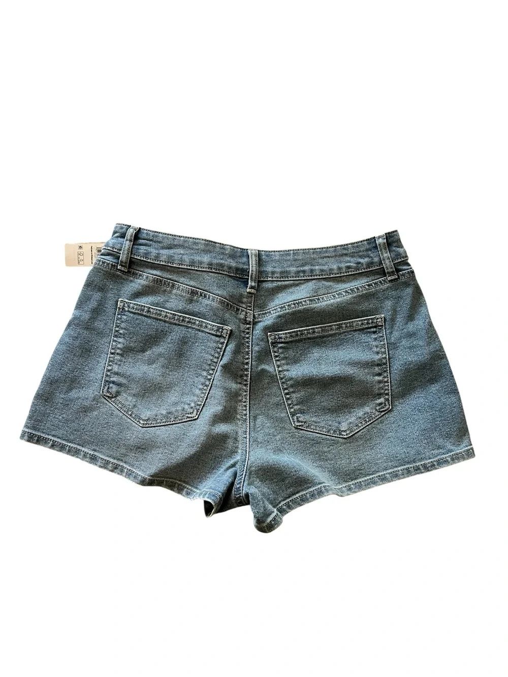 No Boundaries Light Blue Denim Cutoff Shorts
